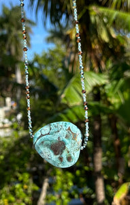 Blue Ocean Jasper Necklace