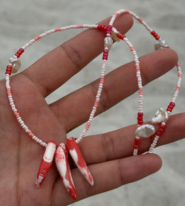 Coral Claw Necklace