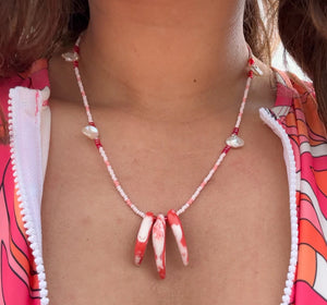 Coral Claw Necklace