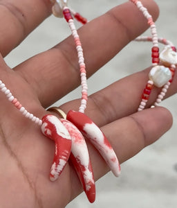 Coral Claw Necklace